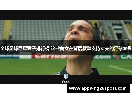 全球足球巨星妻子排行榜 这些美女在背后默默支持丈夫的足球梦想